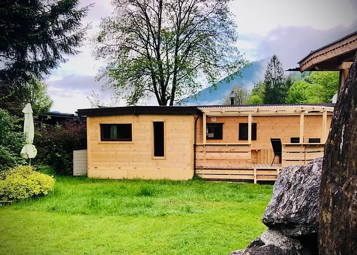 Mountainview Lodge - Chalet Im Zillertal Direkt Am 5 Sterne Campingplatz Aufenfeld Mit Hallenbad Und Sauna